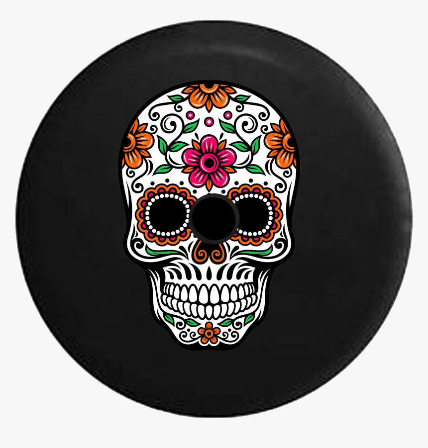 Jeep Wrangler Jl Backup Camera Day Sugar Skull Tattoo, HD Png Download, Free Download