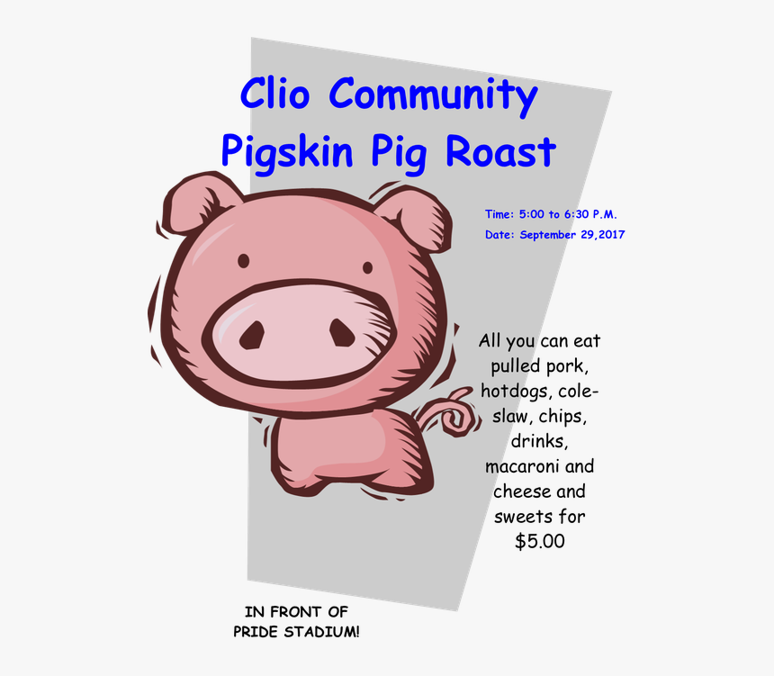 Clio Community Pig Roast, HD Png Download, Free Download