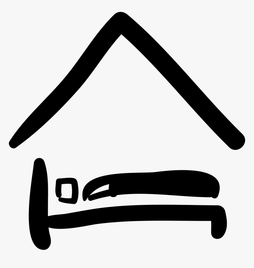 Person Laying On Hand Drawn Hotel Bed, HD Png Download, Free Download