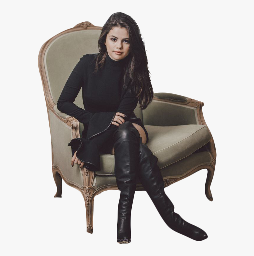 Selena Gomez Sitting Png Image, Transparent Png, Free Download