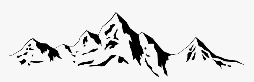 Mountain Range Silhouette, HD Png Download, Free Download