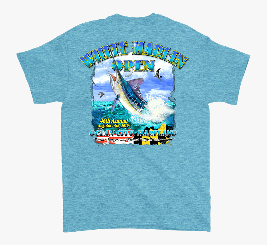 Turquoise Marlin Shirt, HD Png Download, Free Download