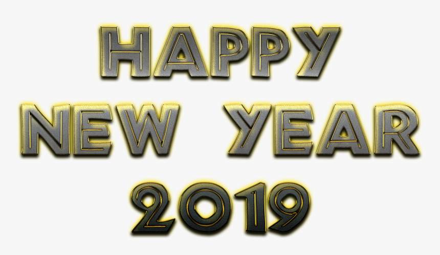 Happy New Year Png 2019 Transparent Background, Png Download, Free Download
