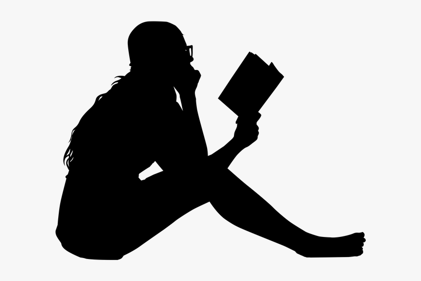 Transparent Girl Reading Clipart, HD Png Download, Free Download