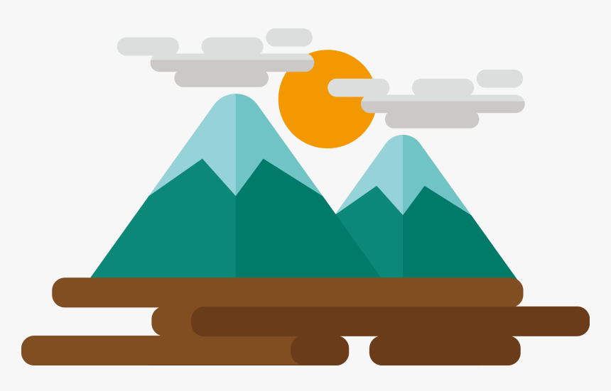 Cartoon Mountains Png, Transparent Png, Free Download