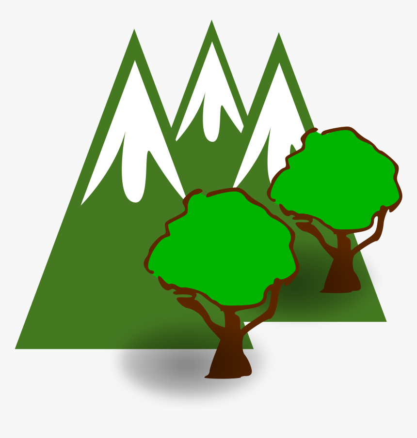 Forested Mountains Clip Arts, HD Png Download, Free Download