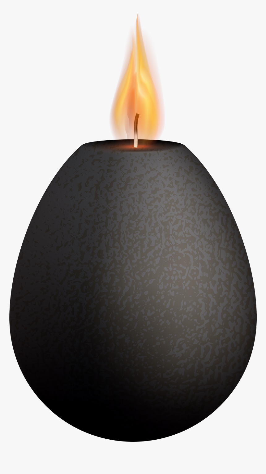 Black Deco Candle Png Clip Art, Transparent Png, Free Download