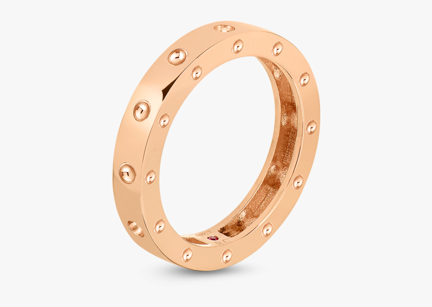 18k Rose Gold Round Ring - Circle, HD Png Download, Free Download