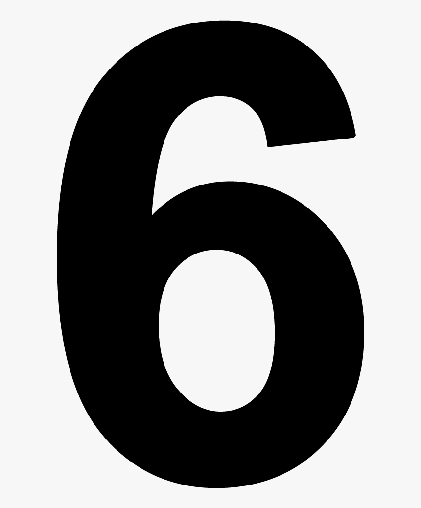 Number 6 Transparent Png, Png Download, Free Download