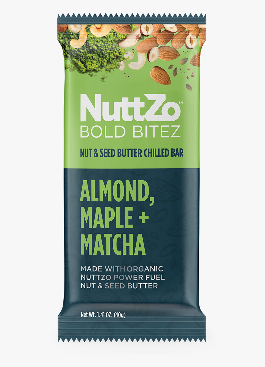 Nuttzo Bold Bitez Almond, Maple Matcha - Broccoli, HD Png Download, Free Download