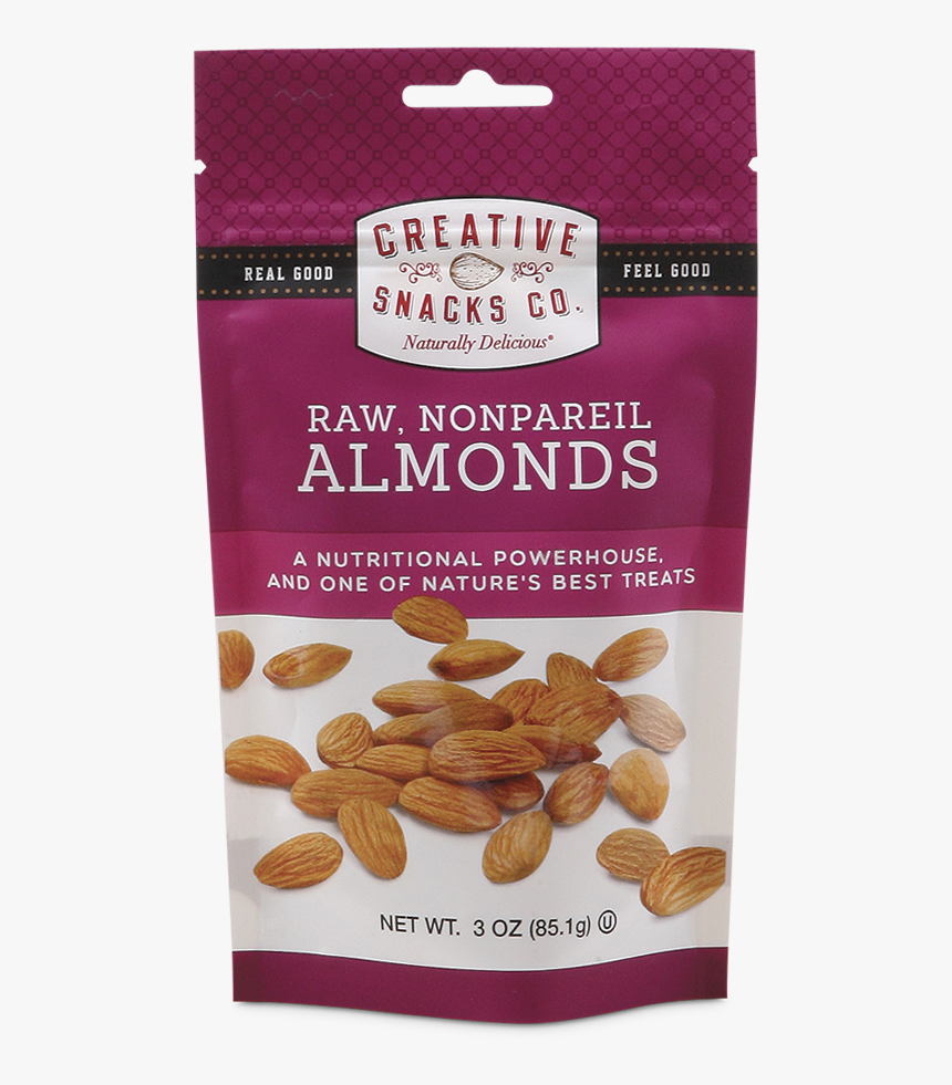 Creative Snacks Raw Almonds, HD Png Download, Free Download