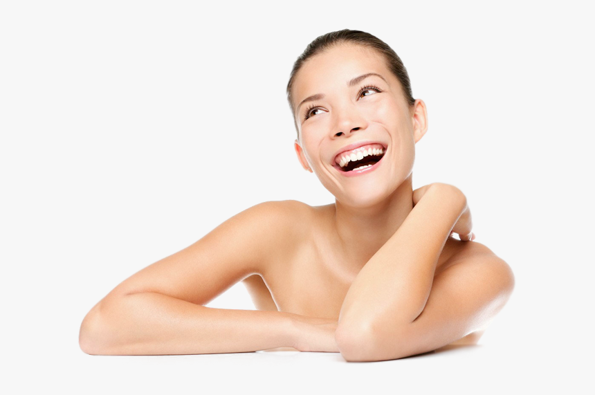 Attractive Woman Smiling - Woman Happy Face Png, Transparent Png, Free Download