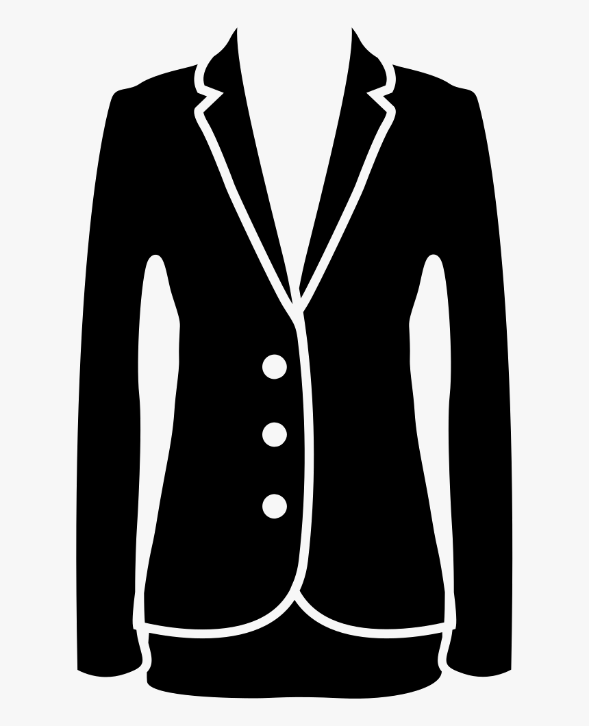 Jacket Elegant Feminine Black Clothes For Business - Ladies Suits Icon Png, Transparent Png, Free Download