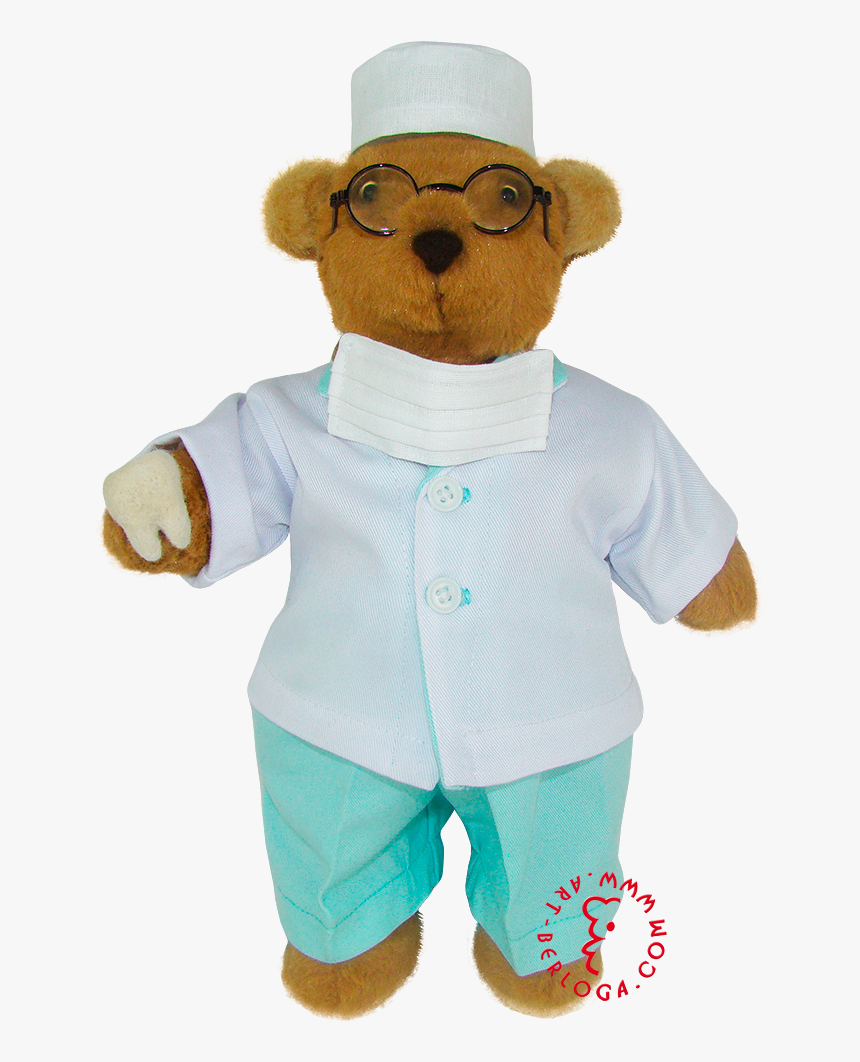 Exclusive Bear The Dentist - Dental Assistant Teddy Bear, HD Png Download, Free Download