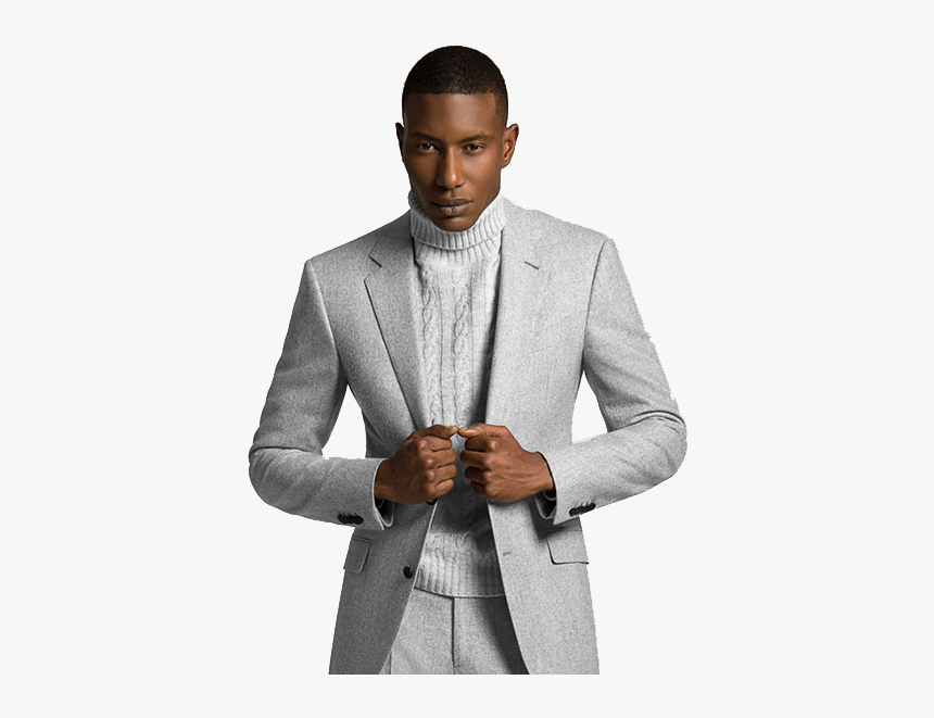 Turtleneck Blazer Png Photo Background - Suit Jacket With Turtleneck, Transparent Png, Free Download