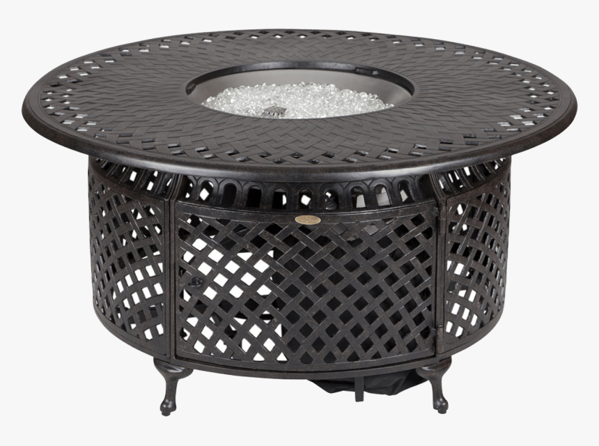 Fire Sense Venza Cast Aluminum Round Lpg Fire Pit - Gas Metal Fire Pit, HD Png Download, Free Download