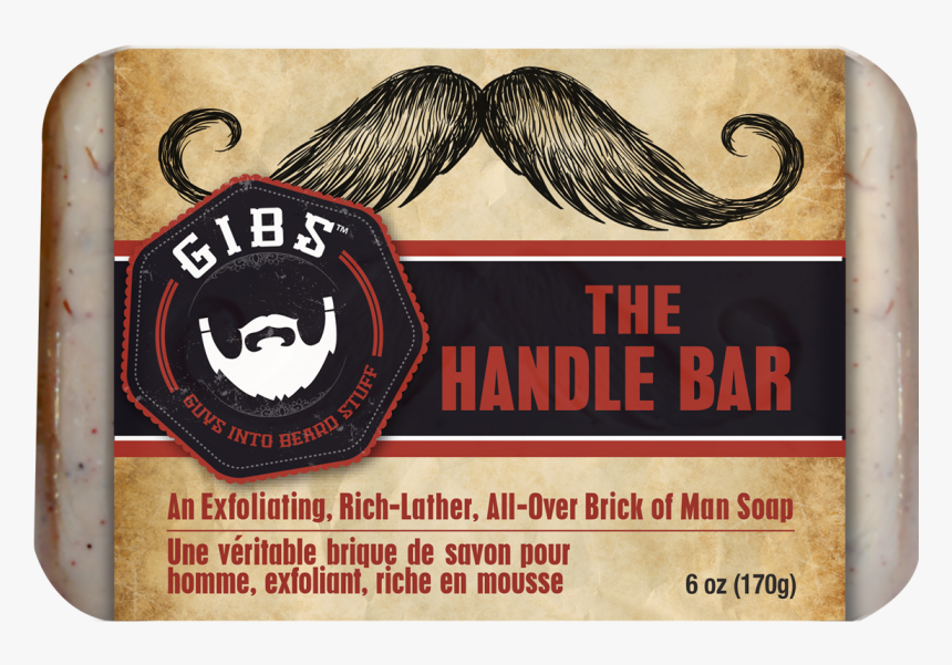 Gibs The Handle Bar - Gibs Handlebar Soap, HD Png Download, Free Download