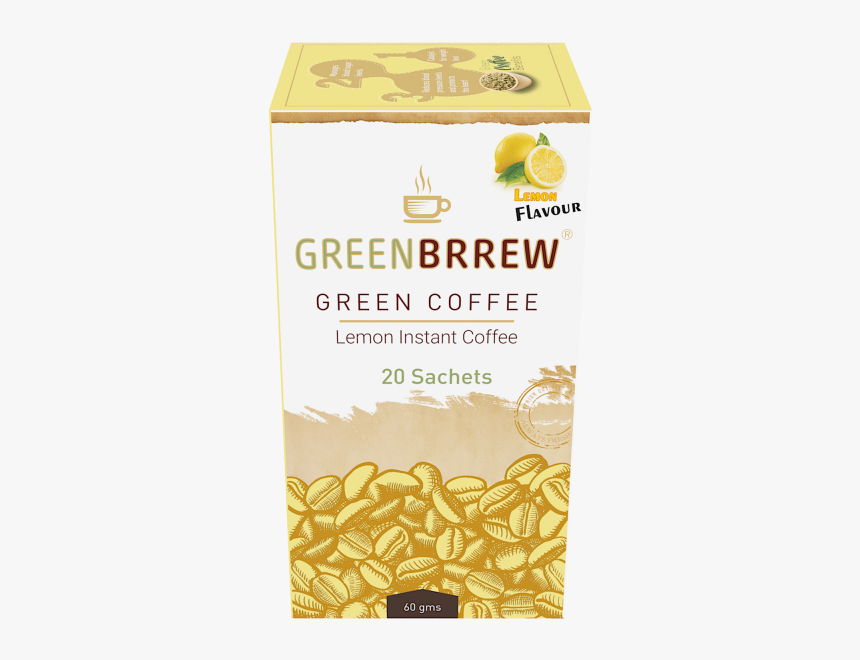 Lemon Coffee Flavor - Green Brew Green Coffee, HD Png Download, Free Download