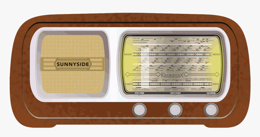 Radio-sunnyside - Radio From 1920s Transparent, HD Png Download, Free Download