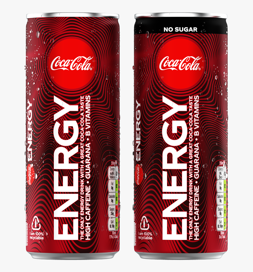Coca Cola Energy Drink Cans, HD Png Download, Free Download