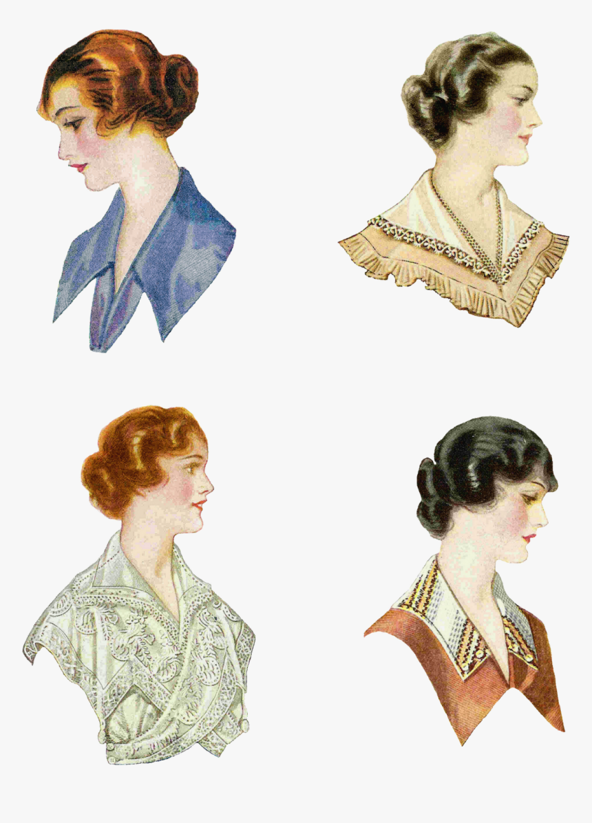 Haircut Clipart Woman Haircut - 1915 1918 Era Women's Hairstyles, HD Png Download, Free Download