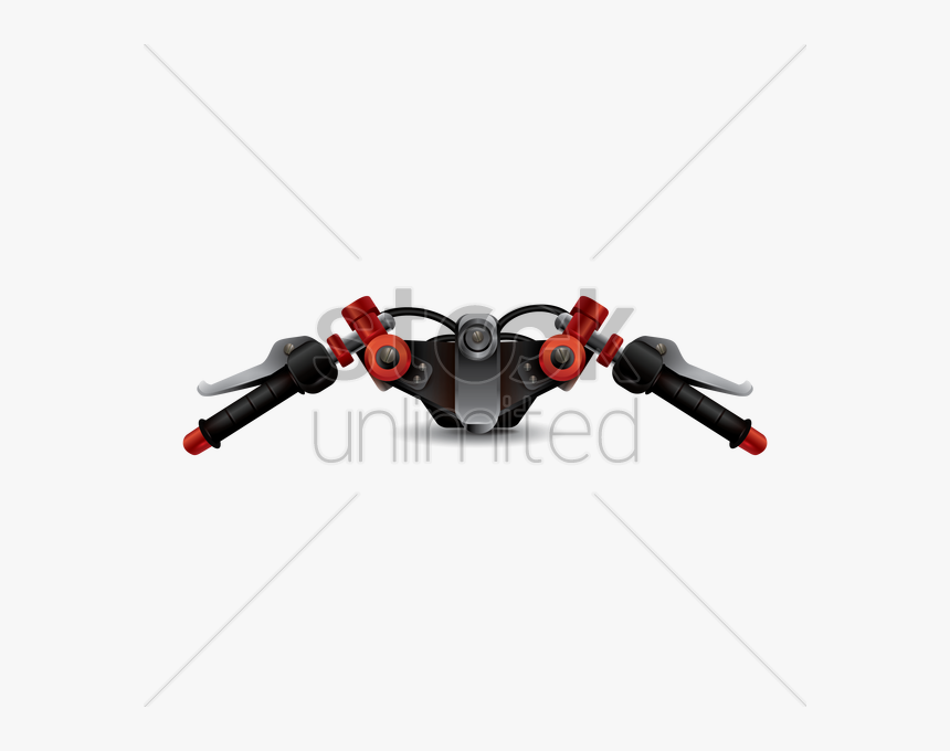 Free Motorcycle Handlebars Vector Image - Motorcycle Handlebar Png, Transparent Png, Free Download