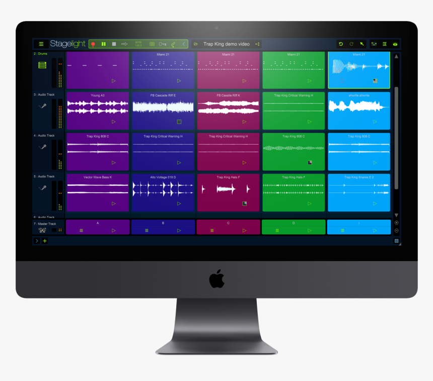 Stagelight 4 Macos Imac Loopbuilder - Computer Monitor, HD Png Download, Free Download