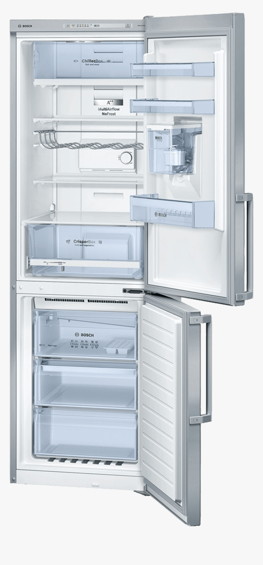 Bosch Fridge Freezer, HD Png Download, Free Download