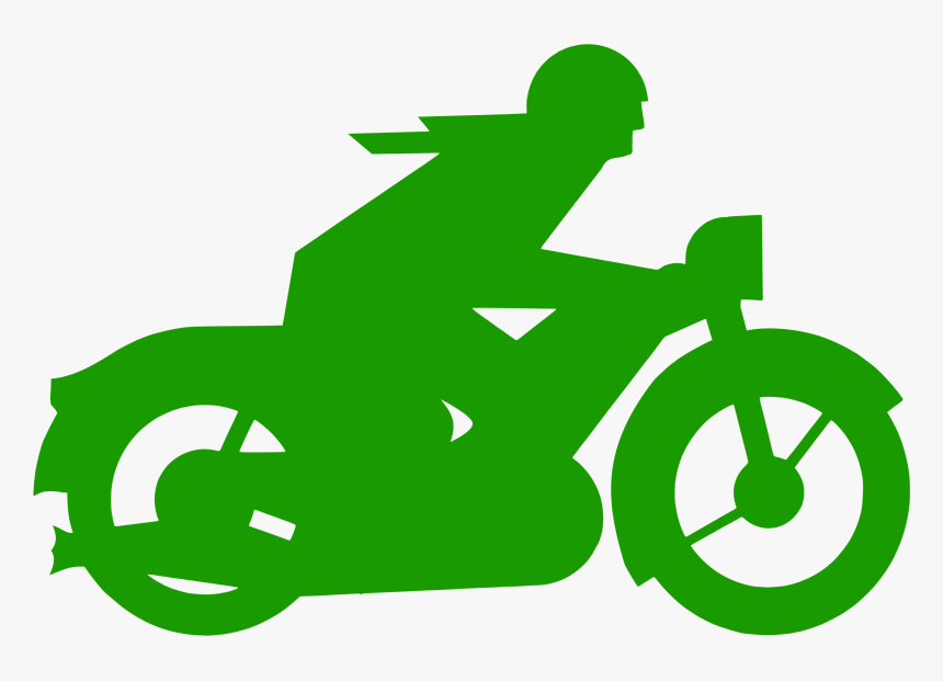 Green Clipart Motorbike - Motorcycle Green Png, Transparent Png, Free Download
