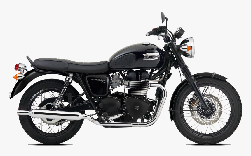 Retro Motorbike Clipart - Royal Enfield Stealth Black Review, HD Png Download, Free Download