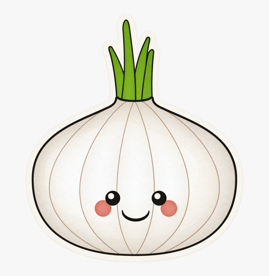 Banner Transparent Library Garlic Happy Free On - Cute Onion Clipart, HD Png Download, Free Download