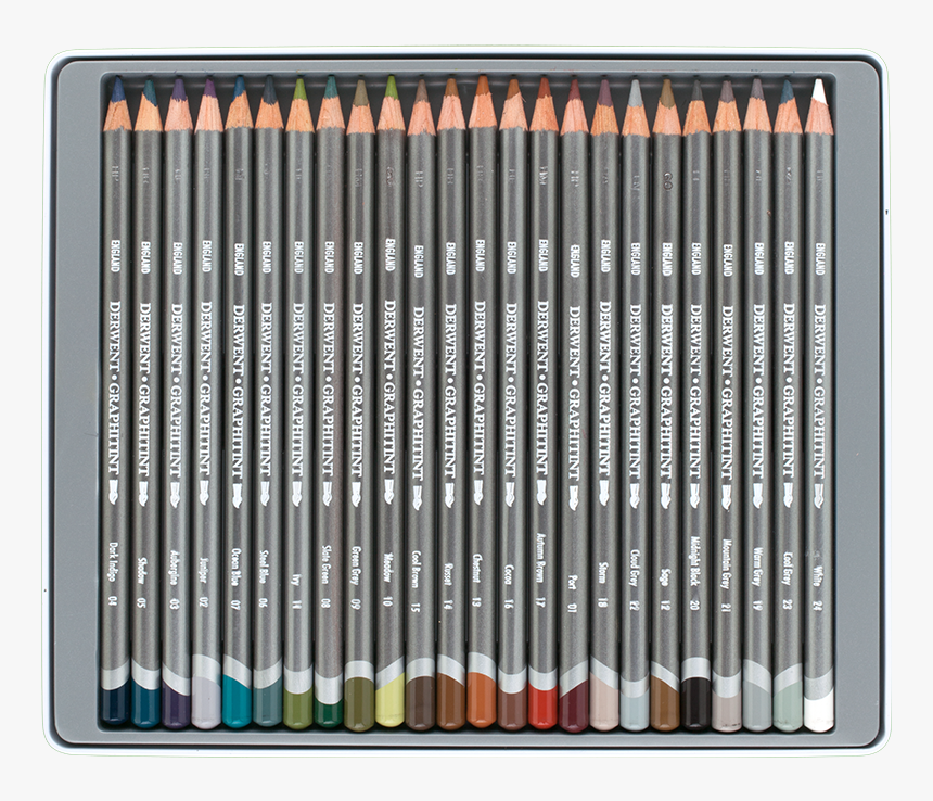 Derwent Graphitint 24 Pencil Set - Nail Care, HD Png Download, Free Download