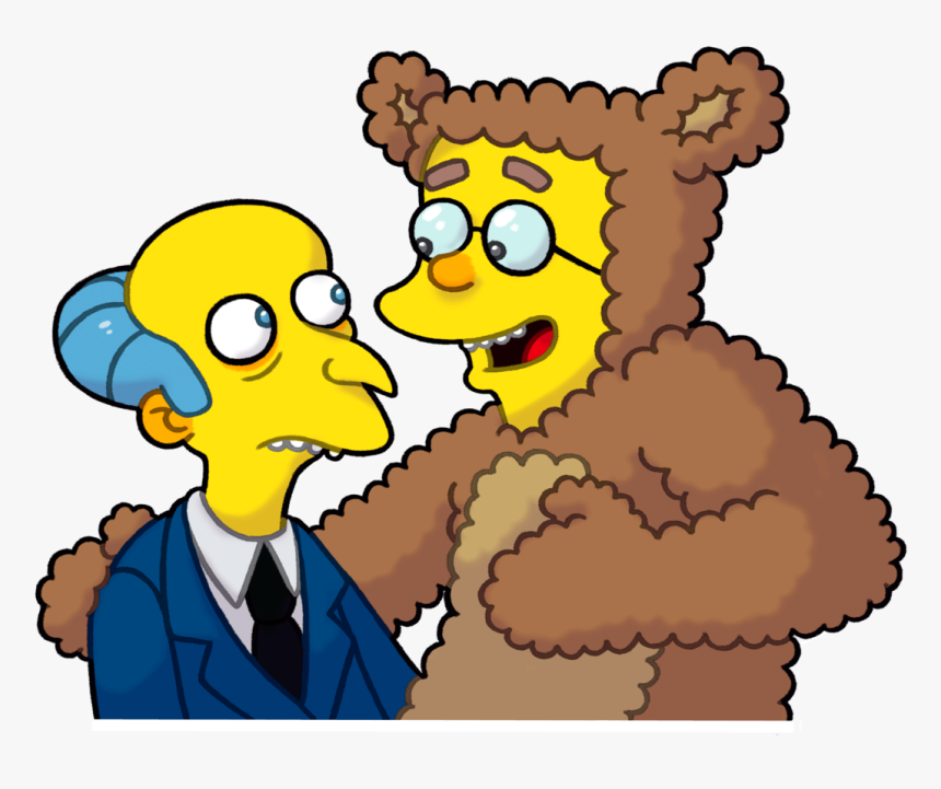 Burns And His Bobo Smithers Sticker - Bobo Simpsons, HD Png Download, Free Download