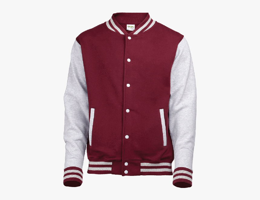 Burgundy Varsity Jacket, HD Png Download, Free Download