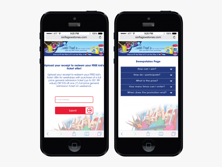 Wetones-01 - Six Flags Ticket On Iphone, HD Png Download, Free Download