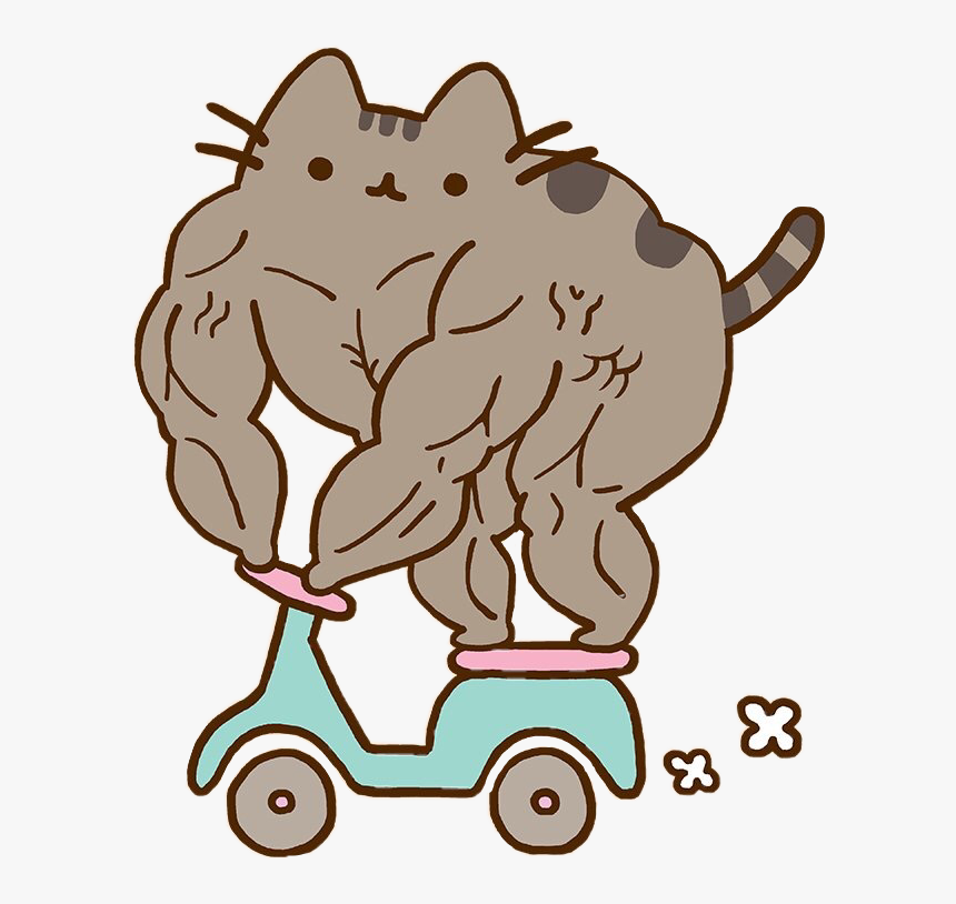 Transparent I"m Sorry Clipart - Muscle Pusheen, HD Png Download, Free Download