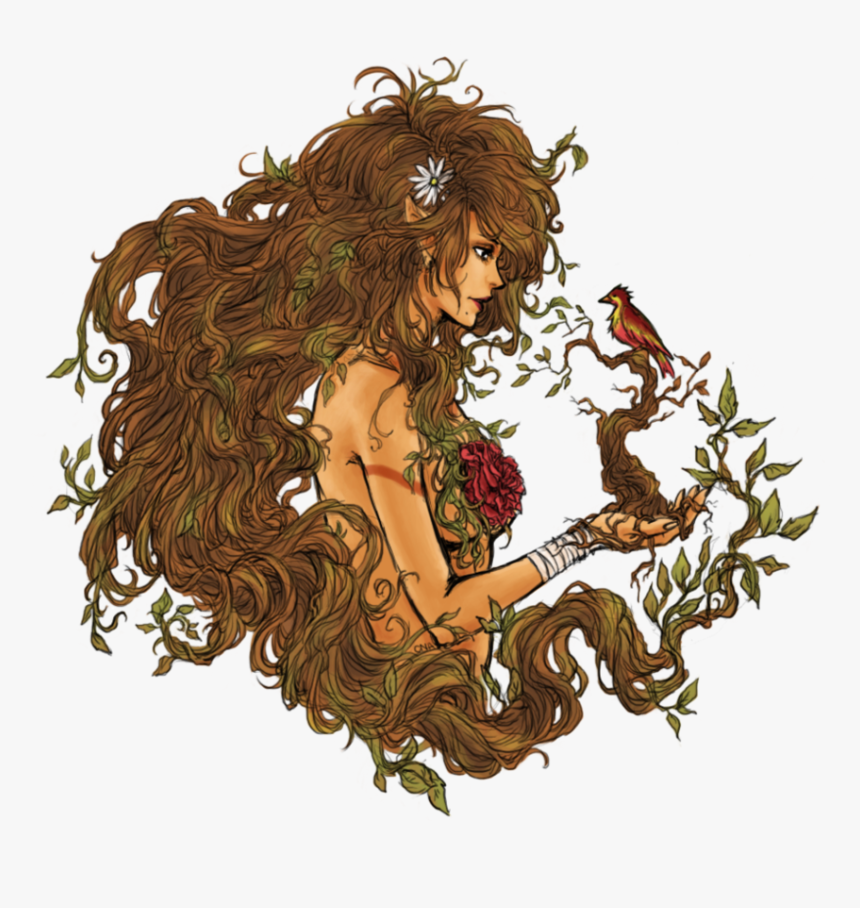 Thumb Image - Mother Earth Gaia Drawing, HD Png Download, Free Download