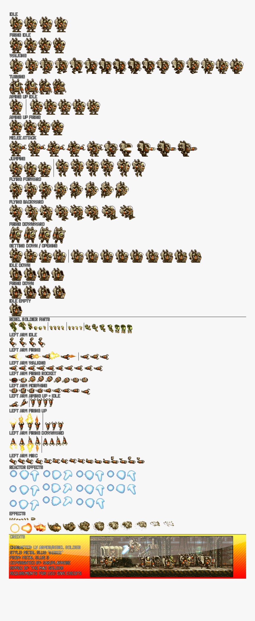 Rebel Soldier - Metal Slug Zombie Sprites, HD Png Download, Free Download