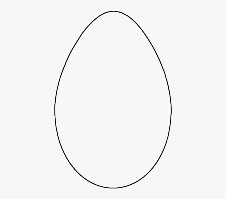 Egg Outline Png - Circle, Transparent Png, Free Download