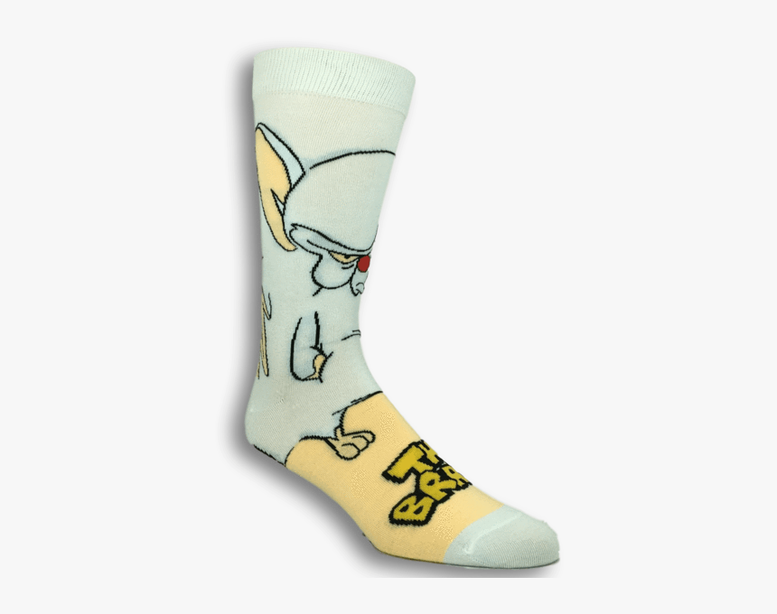 Pinky And The Brain, The Brain 360 Socks"
 Class= - Sock, HD Png Download, Free Download