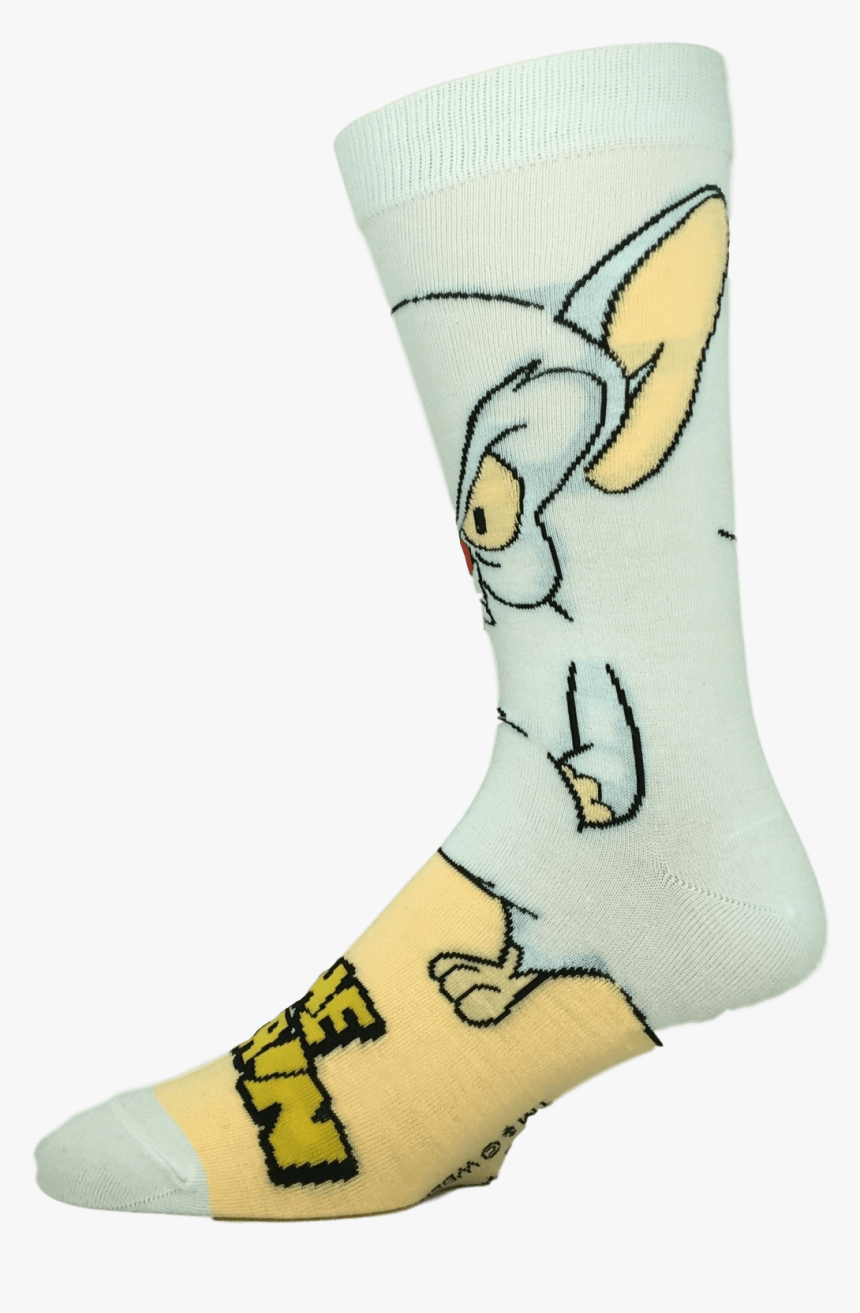 Pinky And The Brain, The Brain 360 Socks"
 Class= - Sock, HD Png Download, Free Download