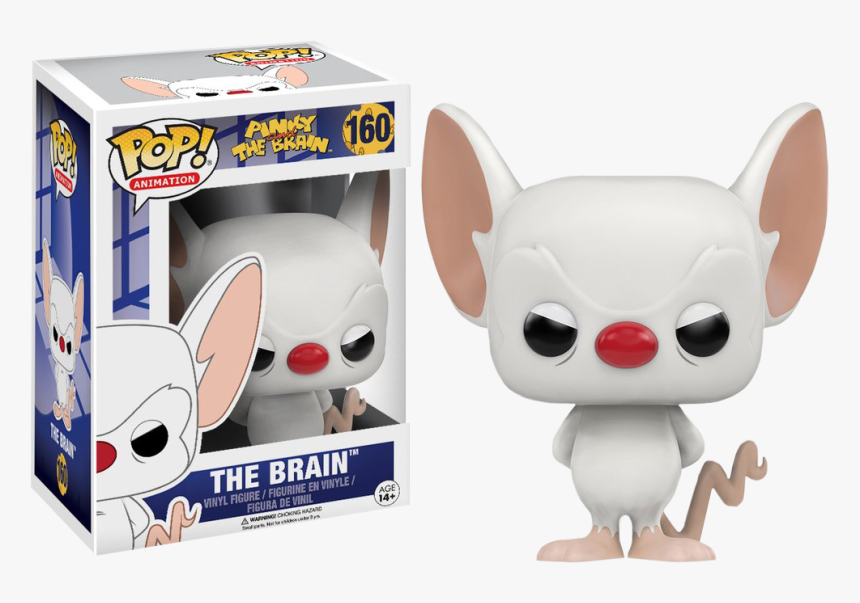The Brain Pop Vinyl Figure - Funko Pop Pinky And The Brain, HD Png Download, Free Download