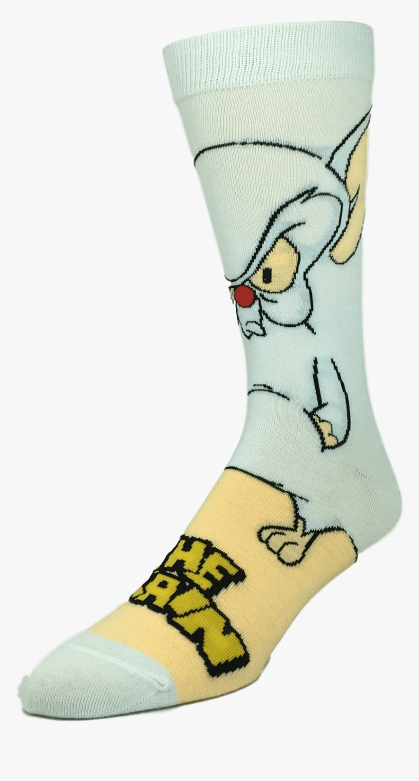 Pinky And The Brain, The Brain 360 Socks"
 Class= - Sock, HD Png Download, Free Download