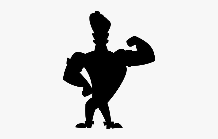 Johnny Bravo Png Transparent Images - Johnny Bravo Cartoon Silhouette, Png Download, Free Download