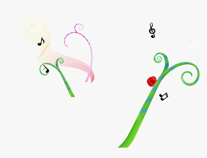 Clip Art Music Notes Design, HD Png Download, Free Download