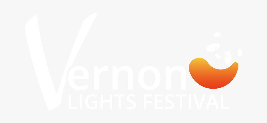 Vernon Lights Festival Logo White - Centre Equestre De Rombies, HD Png Download, Free Download