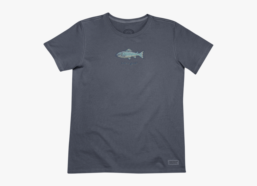 Women"s Fresh Fish Crusher Tee - Life Is Good Seasons Shirt, HD Png Download, Free Download