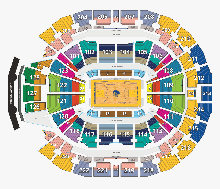 Infinite Energy Seating Chart With Seat Numbers