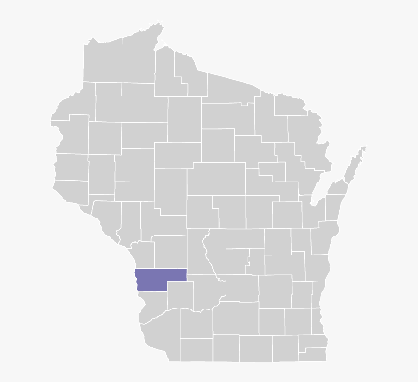 Vernon County On Map - Landscape Map Of Wisconsin, HD Png Download, Free Download