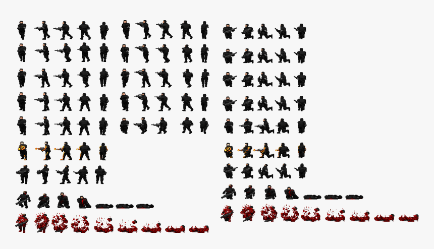 Shotgun Guy Sprite Sheet, HD Png Download, Free Download